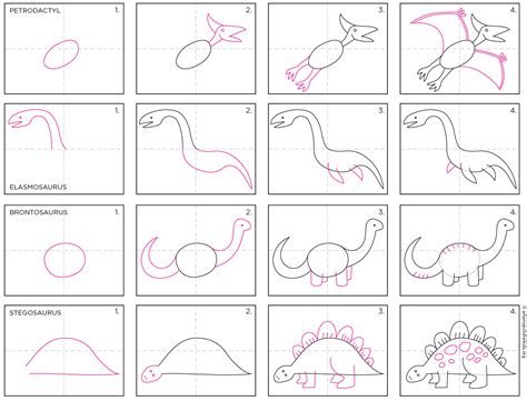 diyosa drawing easy|14 Dinosaur Drawing Ideas with Step by Step .